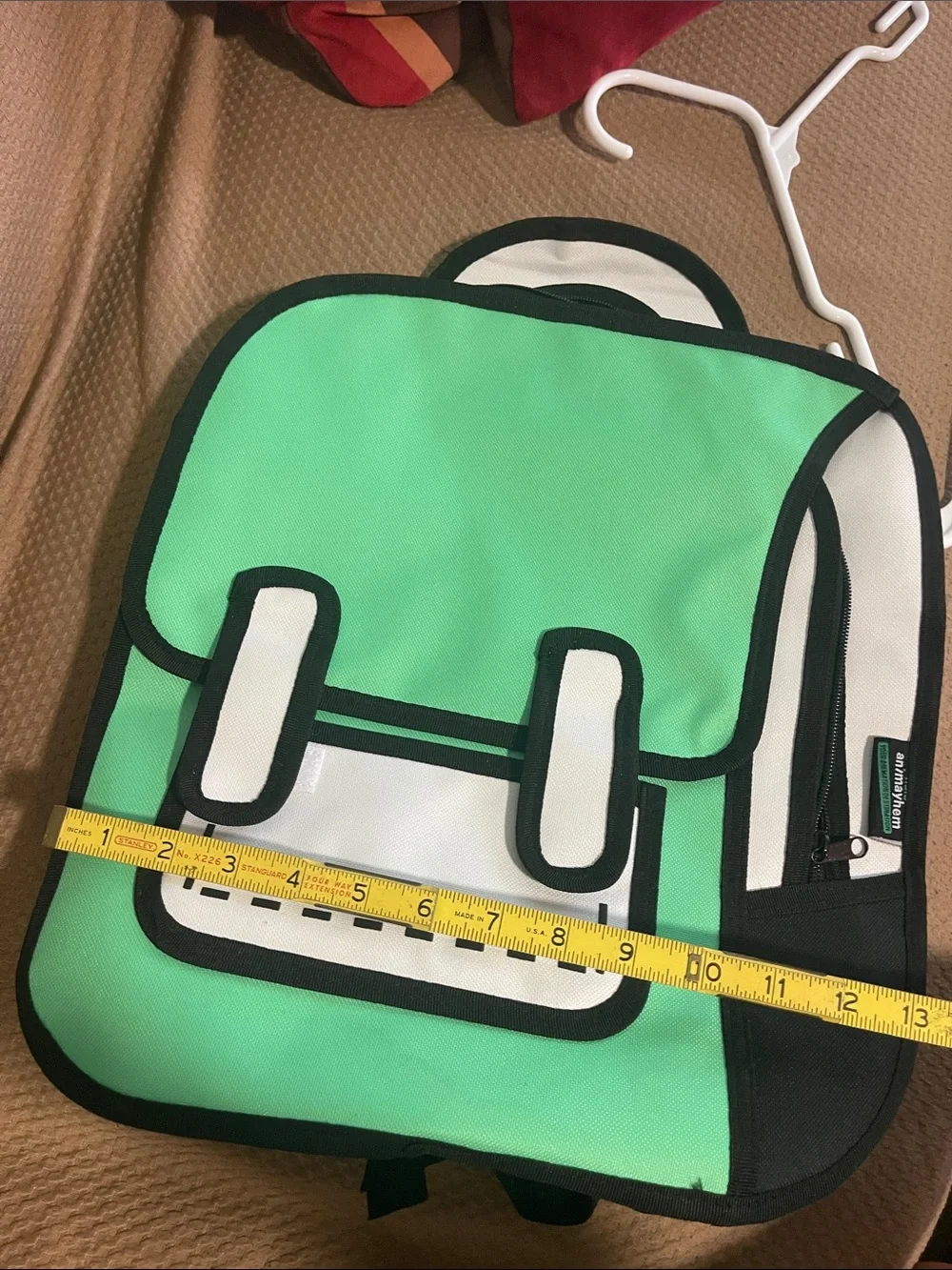 Hulu animayhem Kids Cartoon-Style Mint Green Backpack